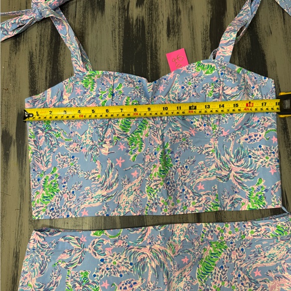 Lilly Pulitzer Rosalie Skirt Set in the "Blue Peri The Turtle Package” NWT - Picture 11 of 16
